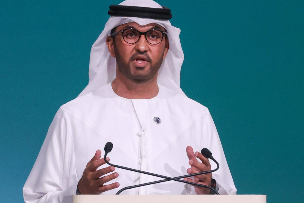 Sultan Al Jaber is the president of Cop28 and chief of UAE oil giant ADNOC. Photo: Bloomberg