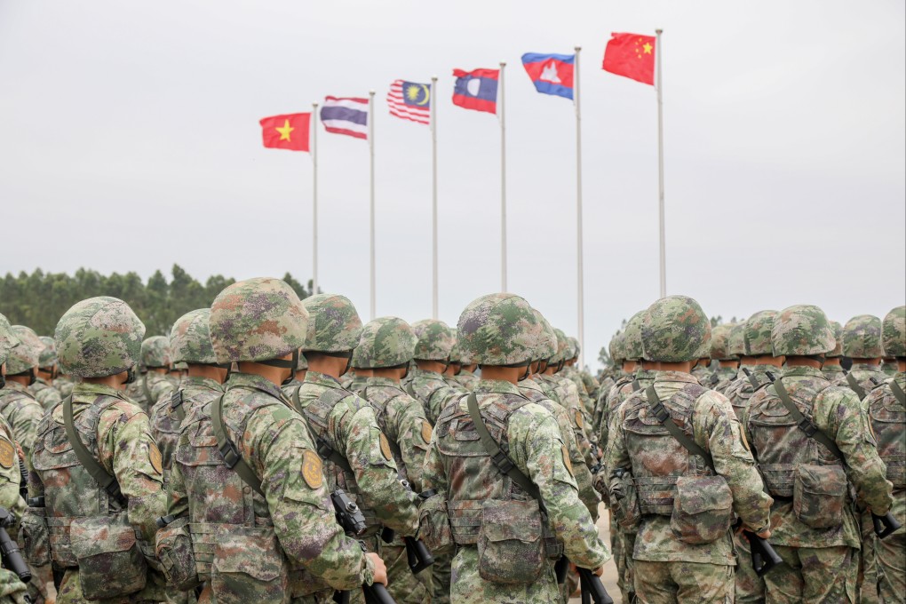 The opening ceremony on November 13 of the “Peace and Friendship-2023” joint military exercise held in south China’s Guangdong province. Photo: Xinhua