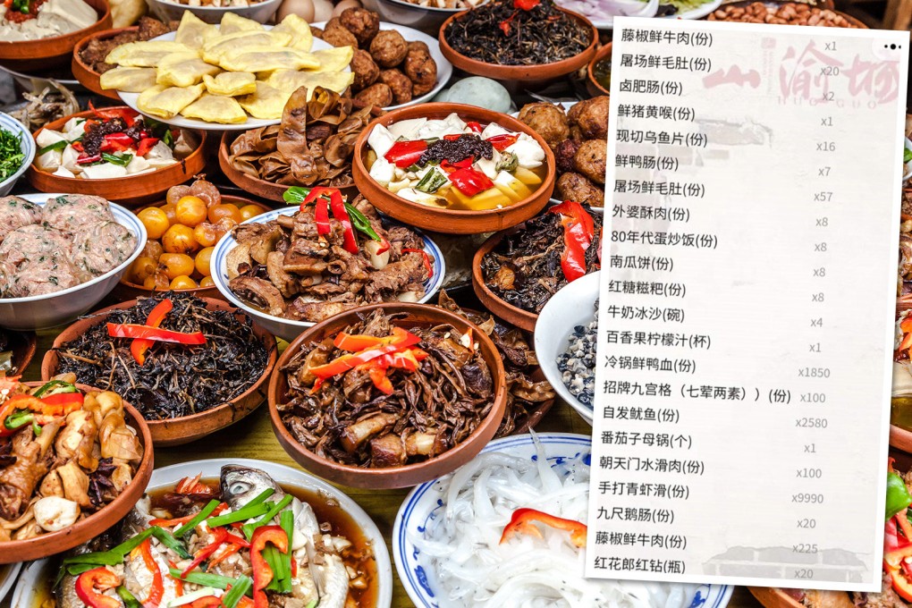A diner in China was presented with a meal bill for US$60,000 after she accidentally posted photos of the eatery’s food ordering QR code online.
Photo: SCMP composite/Shutterstock/The Paper