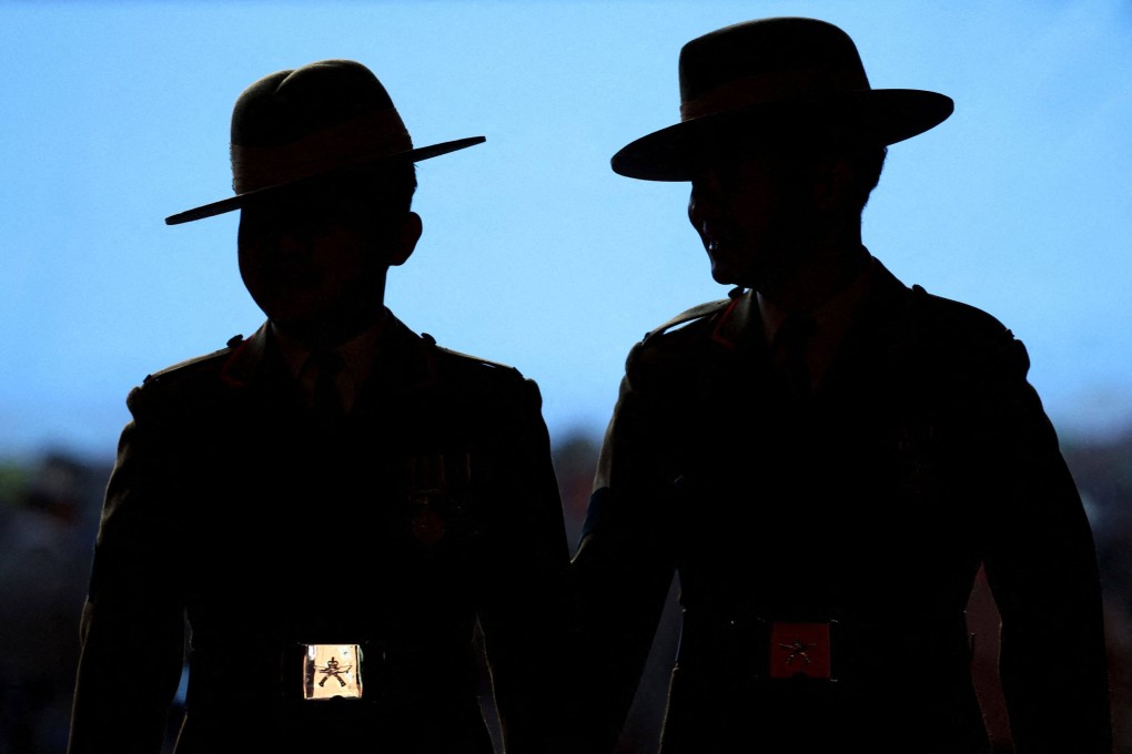 Nepali soldiers from the British army’s Brigade of Gurkhas pictured at a “passing out” ceremony in northern England last month. Nepal has urged its citizens not to engage in security-related work in war-torn countries. Photo: AFP