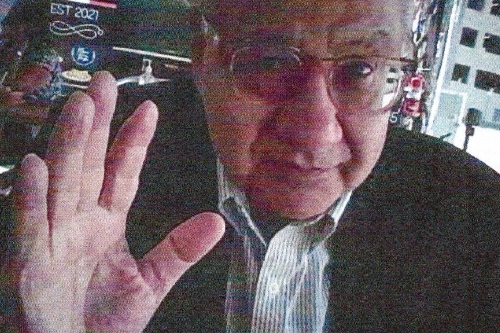 This image provided by the US Justice Department shows Victor Manuel Rocha during a meeting with a FBI undercover agent. Photo: Justice Department via AP