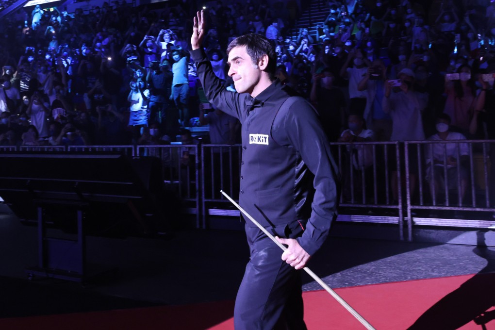 Ronnie O’Sullivan enters the arena before last year’s Hong Kong Masters final at Hong Kong Coliseum. Photo: K.Y. Cheng