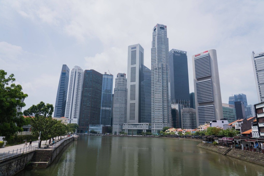 Singapore’s central business district. A drum instructor was sentenced to three years and six months’ jail for sexually abusing a student. Photo: Bloomberg