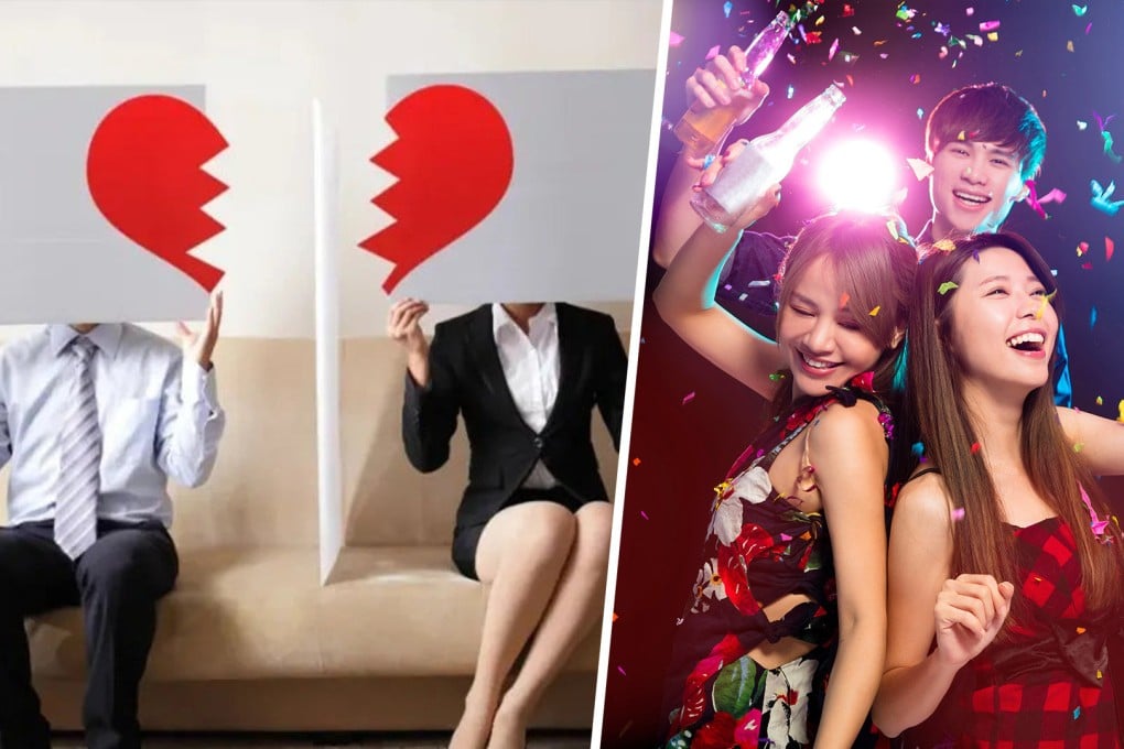 Increasing numbers of young people in China are choosing to openly celebrate the end of their marriages, marking a switch in social attitudes towards divorce on the mainland. Photo: SCMP composite/Shutterstock/Weibo