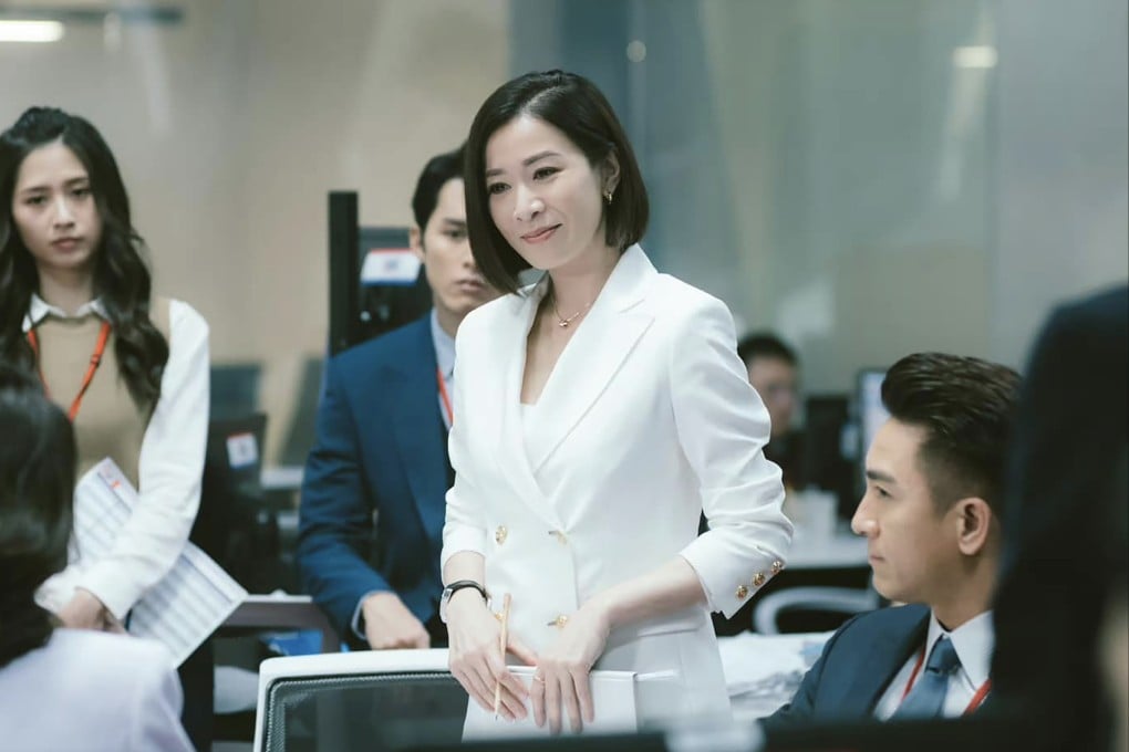 Currently impressing audiences in TVB drama “The Queen of News”, Charmaine Sheh (centre) is one of Hong Kong’s most popular actresses. Photo: Apple TV+