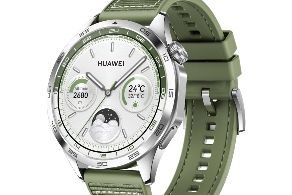 Huawei’s latest smartwatch, the GT 4 is US$100 to US$150 cheaper than Google or Apple watches and its battery life is twice as long, but it lacks popular software such as Google and Spotify. Photo: Huawei