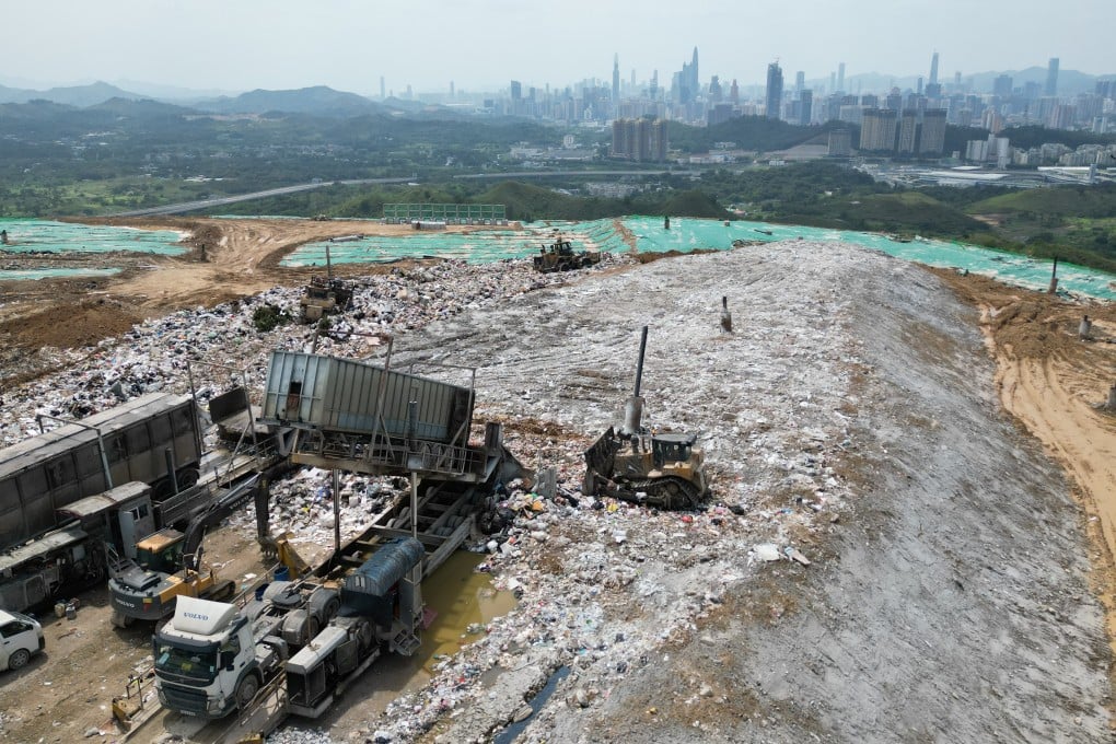 A view of North East New Territories Landfill in Hong Kong on September 2, 2022. Photo: Felix Wong