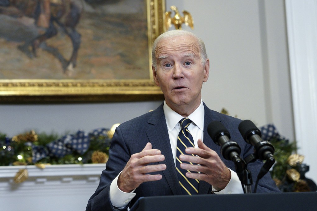 US President Joe Biden at the White House in Washington on Wednesday. Photo: Abaca Press / TNS