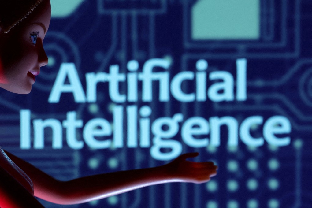The words artificial intelligence are seen in this illustration taken on March 31, 2023. Photo: Reuters