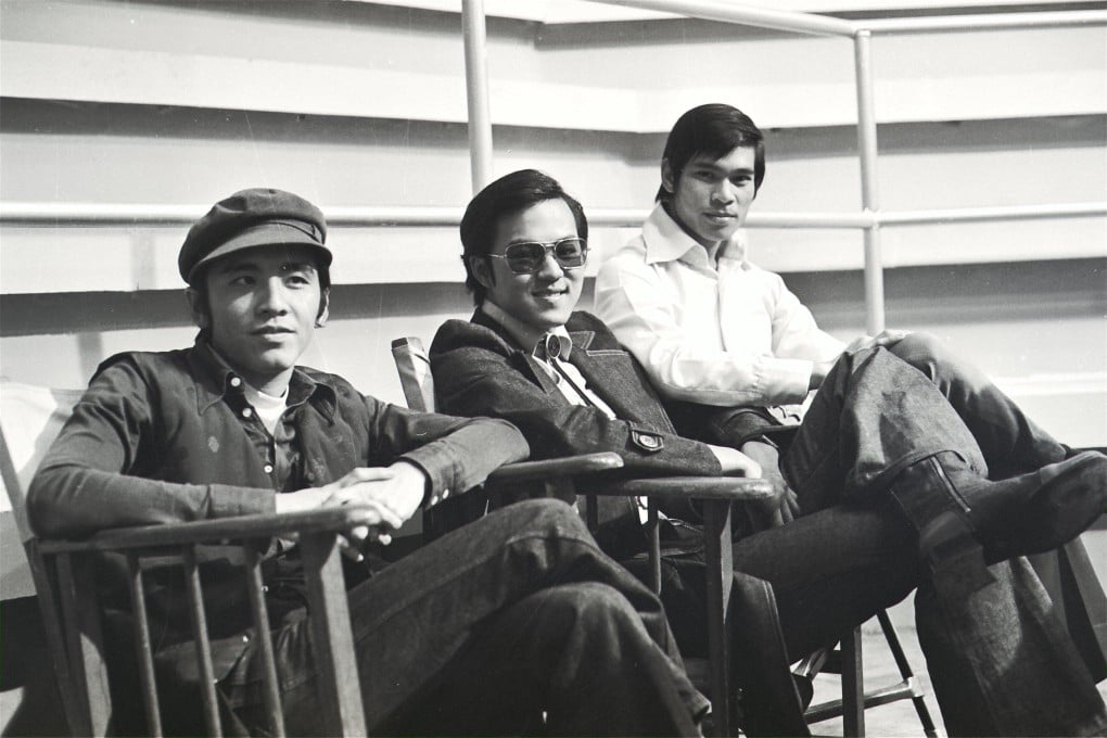 Hong Kong action film stars (from left) David Chiang, Ti Lung and Chen Kuan-tai at the Shaw Brothers studio in 1972. Chen was a martial arts professional before becoming an actor, a point of pride. Ti and Chiang often acted together in wuxia films. Photo: C.Y. Tam