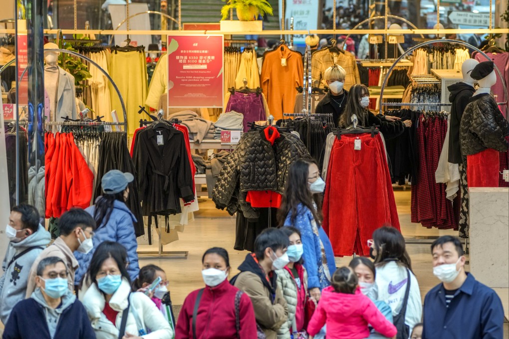 People walk by a shop in Hong Kong’s Causeway Bay district in January this year. In 2018, Causeway Bay’s retail space was more expensive than New York City’s Fifth Avenue. Photo: Sam Tsang