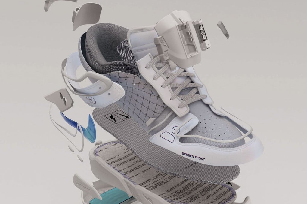 A visual breakdown of the RTFKT x Nike Dunk Genesis sneakers. Acquired by Nike in 2021, RTFKT marries physical sneakers with their digital counterparts, creating unique experiences that blur the line between the real and virtual worlds. Photo: Instagram / @rtfkt