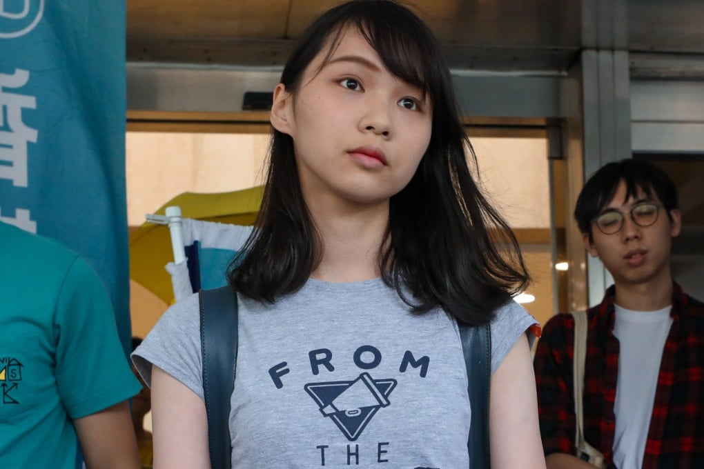 Hong Kong activist Agnes Chow Ting in 2019. Photo: Dickson Lee