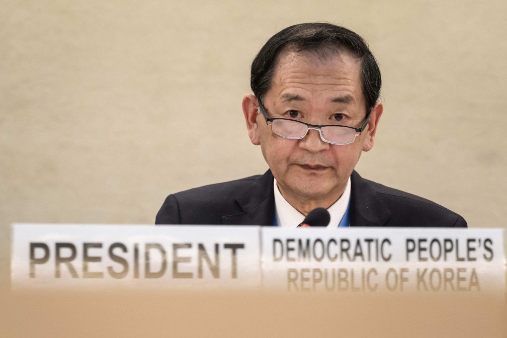 Han Tae-song, North Korea’s ambassador to the United Nations, in Geneva  in June 2022. Photo: AFP