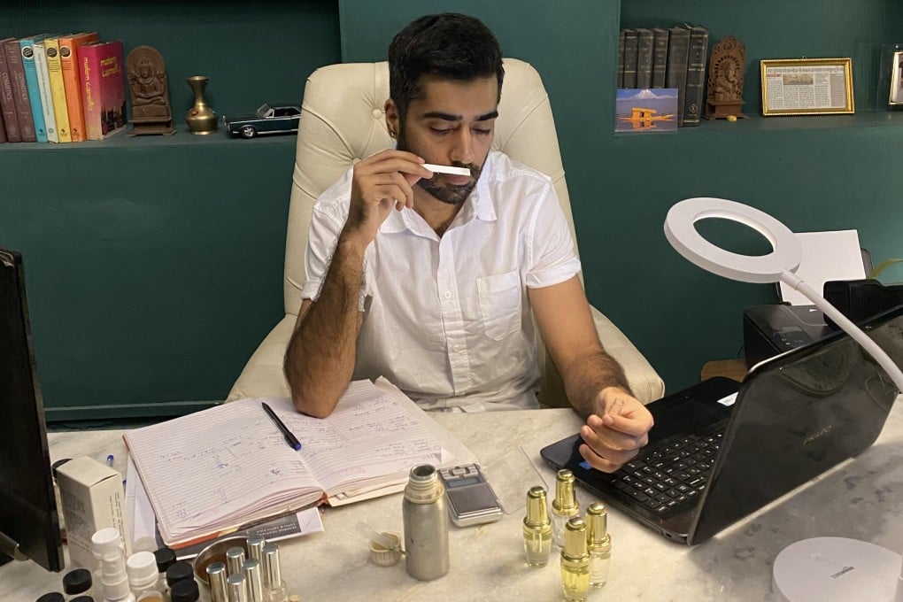 Pranav Kapoor is an eighth-generation perfumer and chef who launched a perfume tour earlier this year to showcase his family’s 200-year-old legacy in the “perfume capital” Kannauj, in northern India. Photo: Pranav Kapoor