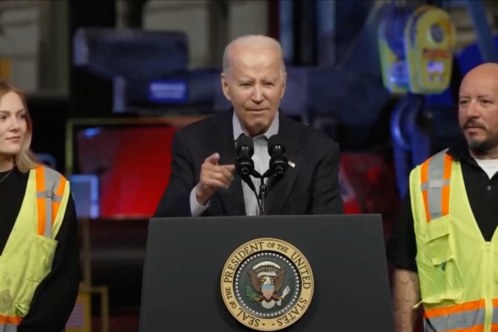 The slip-up by US President Joe Biden did not go unnoticed online. Photo: X/ @DrLoupis