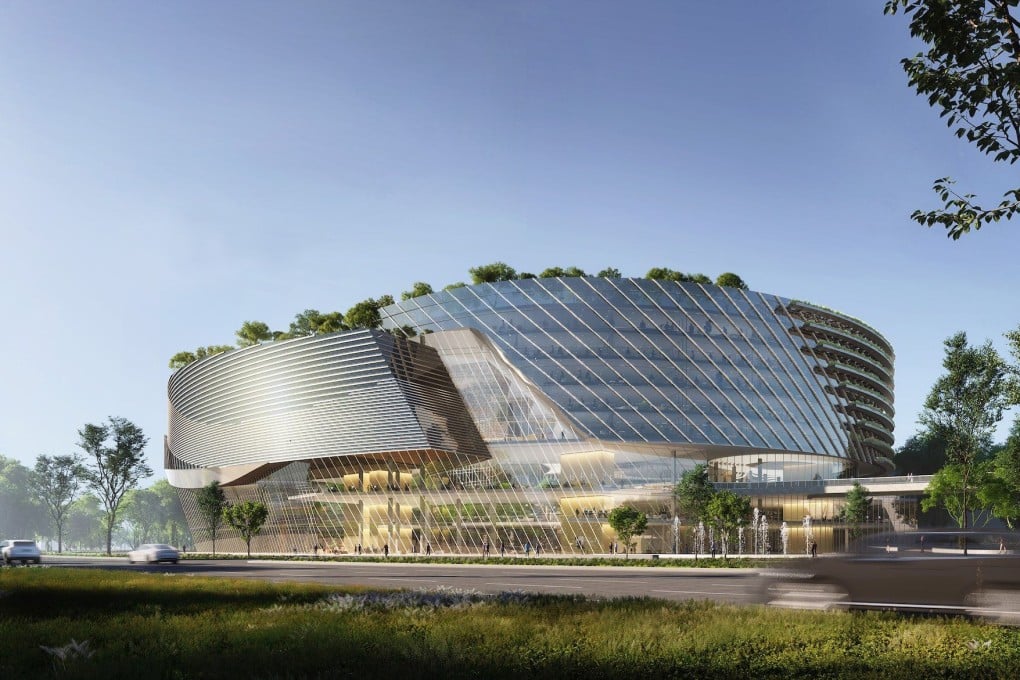 An illustration of ChangXin Memory Technologies’ headquarters for research and development in Hefei, capital of China’s eastern Anhui province. Photo: Handout