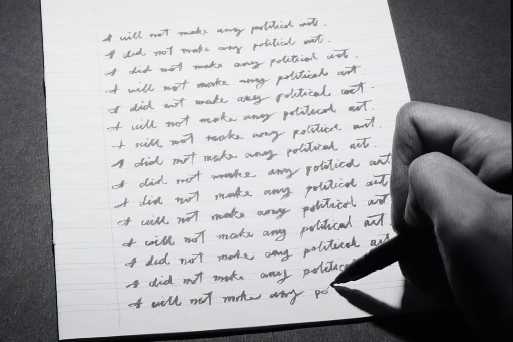 A still from “I Will Not Make Any Political Art. I Did Not Make Any Political Art” (2023), by Hong Kong artist Kwan Sheung-chi, on show at Kiang Malingue gallery in Tin Wan, Aberdeen, on Hong Kong Island’s Southside. Photo: Kwan Sheung-chi