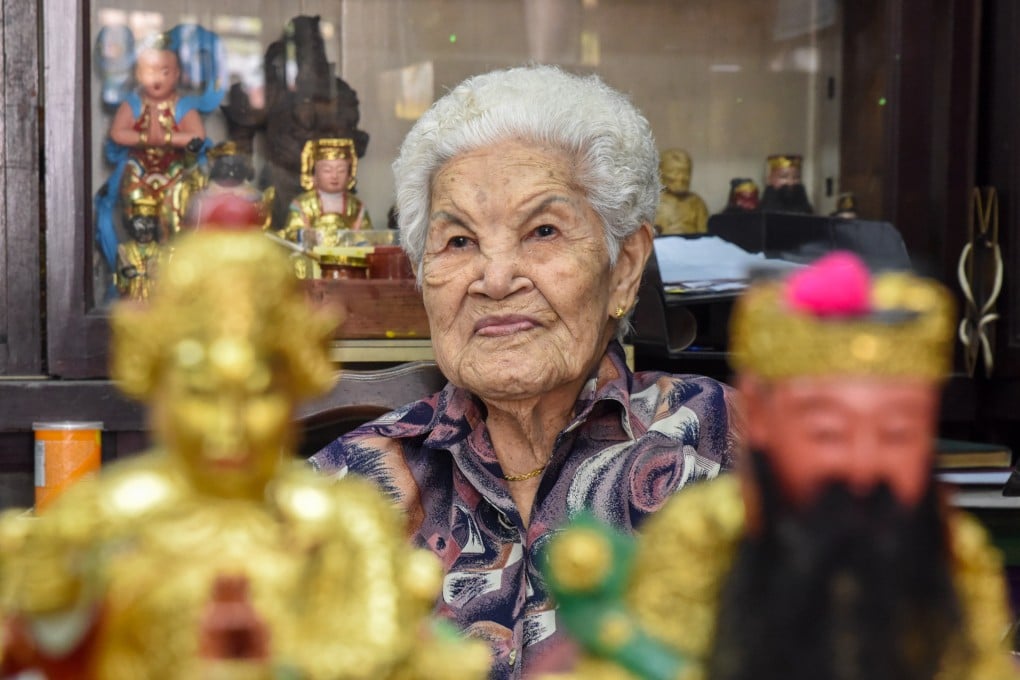 Tan Chwee Lian is the matriarch behind Say Tian Hng, Singapore’s last Taoist idol business. She is retired, but the business continues through her family. Photo: Ronan O’Connell