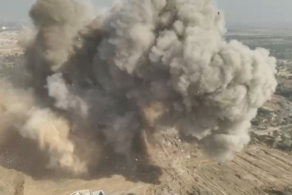 Smoke rises from a location in Gaza this month during an Israeli military operation on in this screengrab obtained from a handout video. Photo: Israel Defence Forces/Handout via Reuters