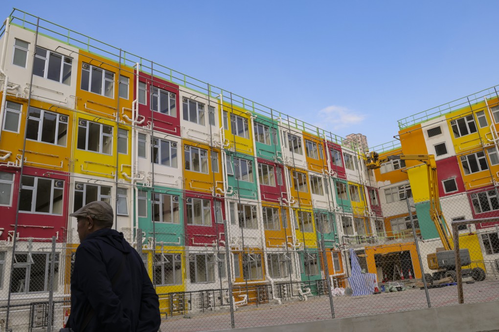 A site on Wong Tai Sin Road is set to provide hundreds of temporary public housing flats. Photo: Jelly Tse