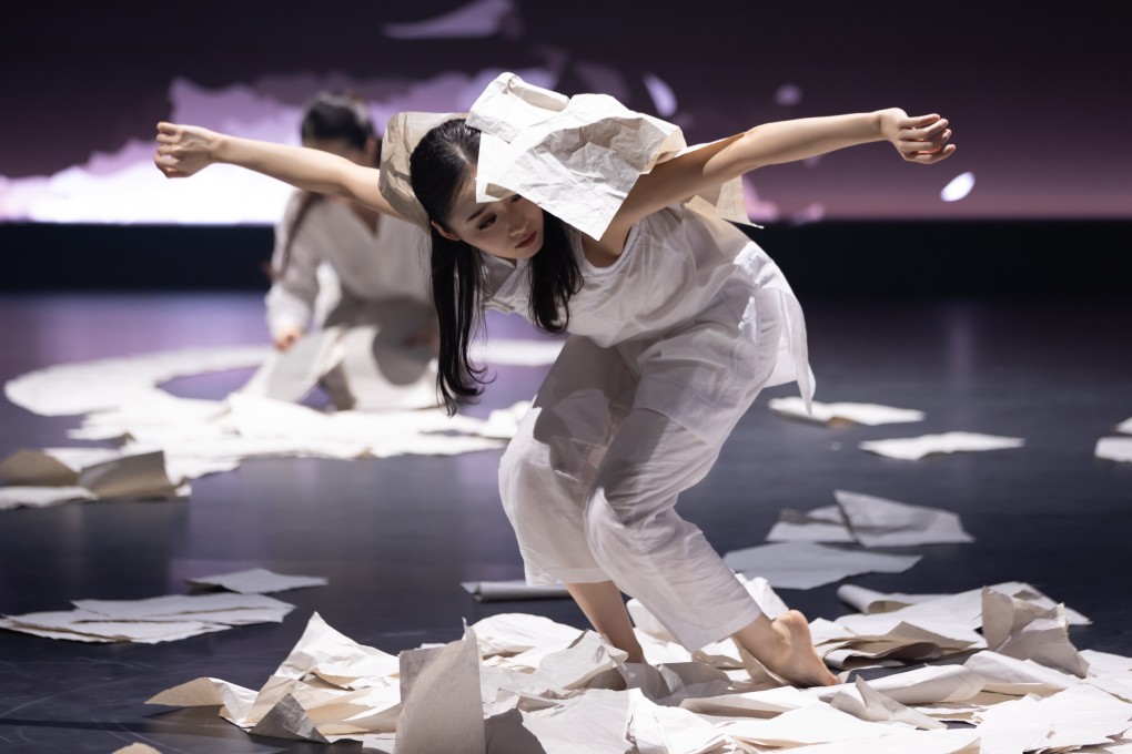 Ho Gi-lam performs in Helen Lai’s “HerStory”. Photo: Hong Kong Dance Company