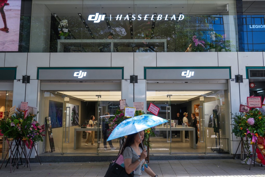 Chinese drone maker DJI’s shop at Park Lane Shopper’s Boulevard in Tsim Sha Tsui, Kowloon, Hong Kong. Photo: Sam Tsang / SCMP