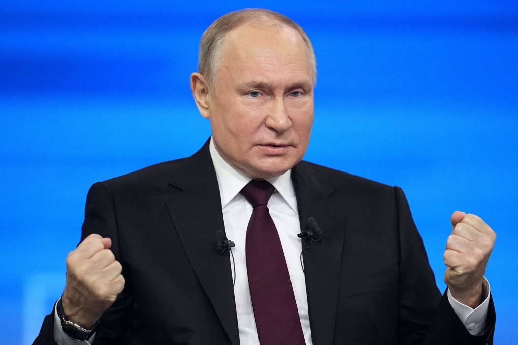 Russian President Vladimir Putin during his annual news conference in Moscow last week. Photo: AP