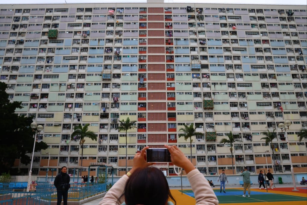 Choi Hung Estate’s multi-coloured housing blocks are popular for pictures to post on social media. Photo: Dickson Lee
