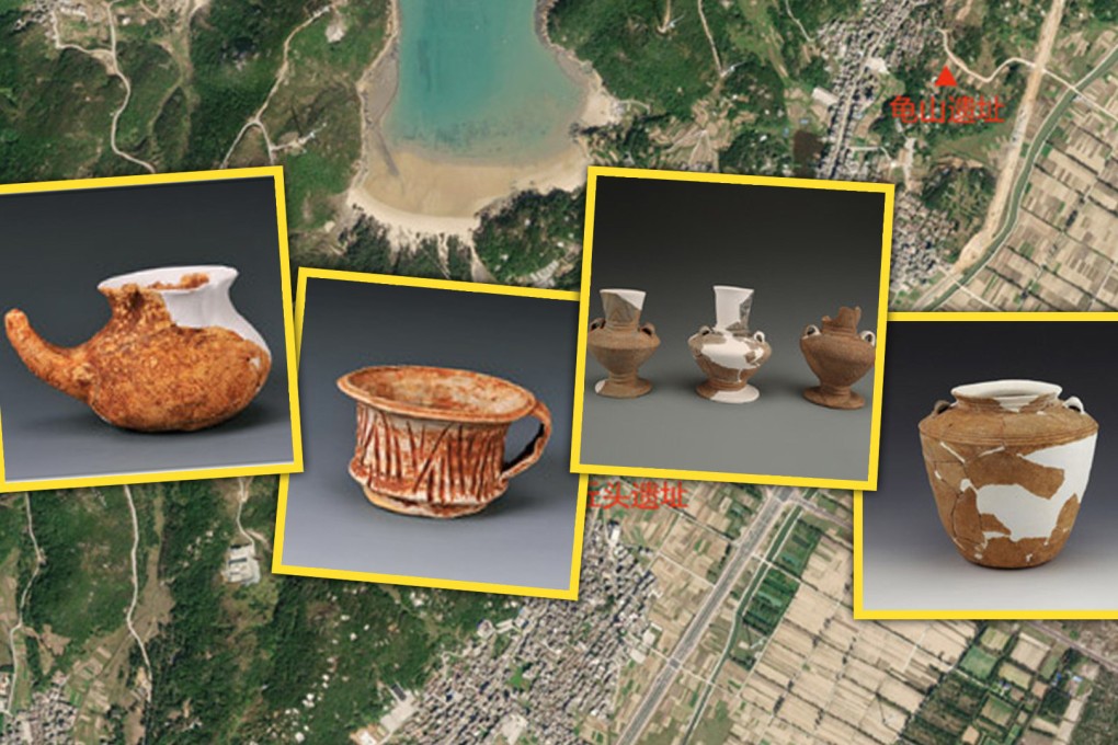 Archaeologists discovered a 7,300-year-old civilisation on Pingtan Island, suggesting it could be the source of a significant historic maritime migration. 
Photo: SCMP composite/China’s National Cultural Heritage Administration