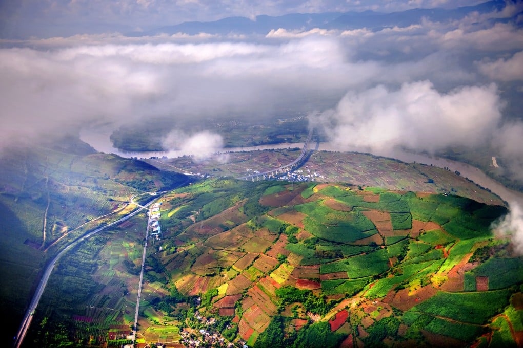 Village of Xinzhai in the city of Baoshan, Yunnan province, promotes itself as “the first coffee village in China”. Photo: SCMPOST