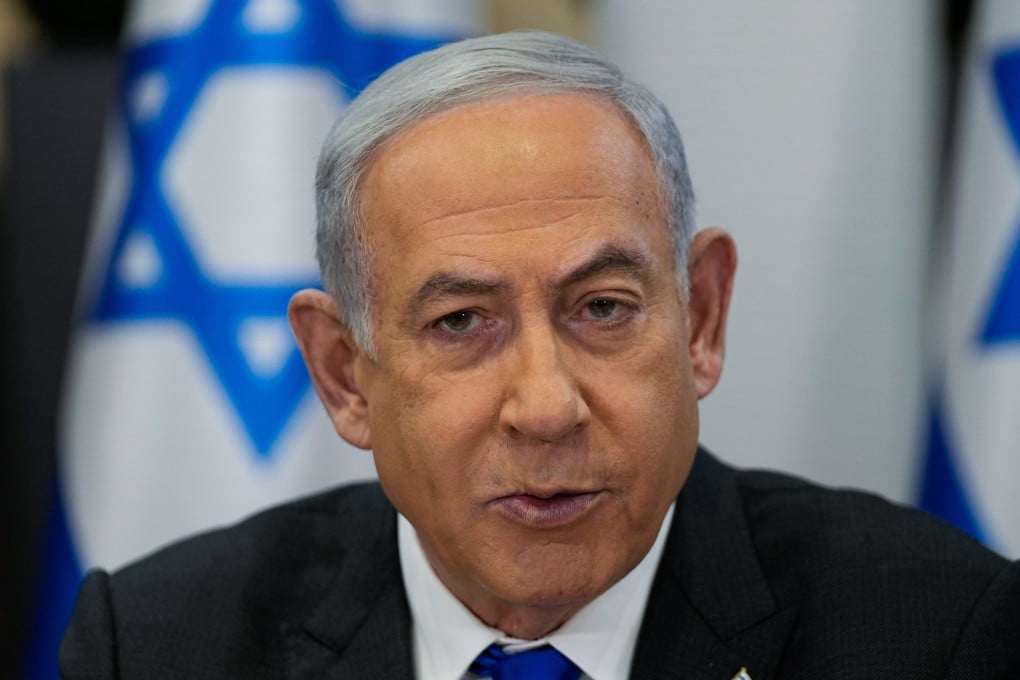 Israeli Prime Minister Benjamin Netanyahu said he visited Gaza on Monday and that Israel would intensify their fighting. Photo: EPA-EFE/Pool