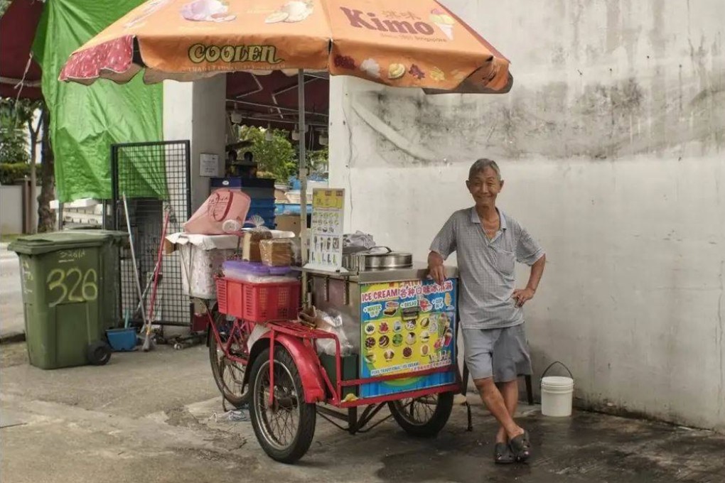 Liang is one of the remaining traditional ice cream sellers in Singapore. Photo: Business Insider
