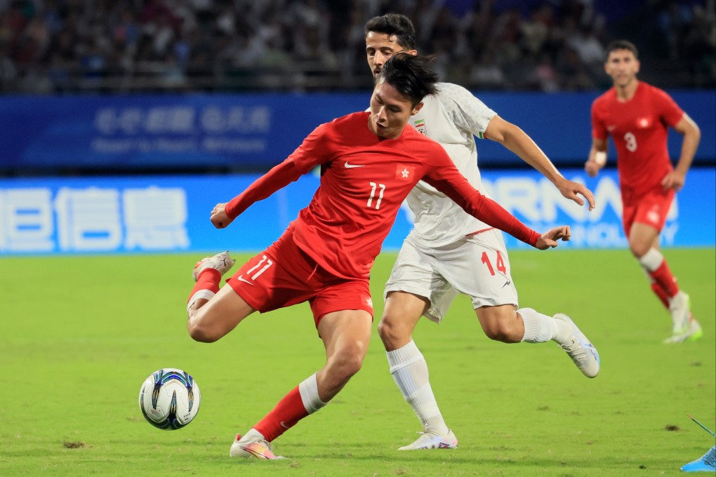 Poon Pui-hin scored the goal that earned Hong Kong a famous victory over Iran at this year’s Asian Games. Photo: Dickson Lee