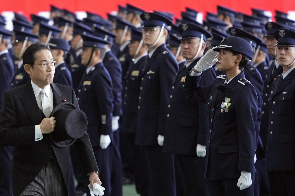 The government of Japanese Prime Minister Fumio Kishida (left) has eased the country’s post-WWII ban on lethal weapons exports.  Photo: EPA-EFE