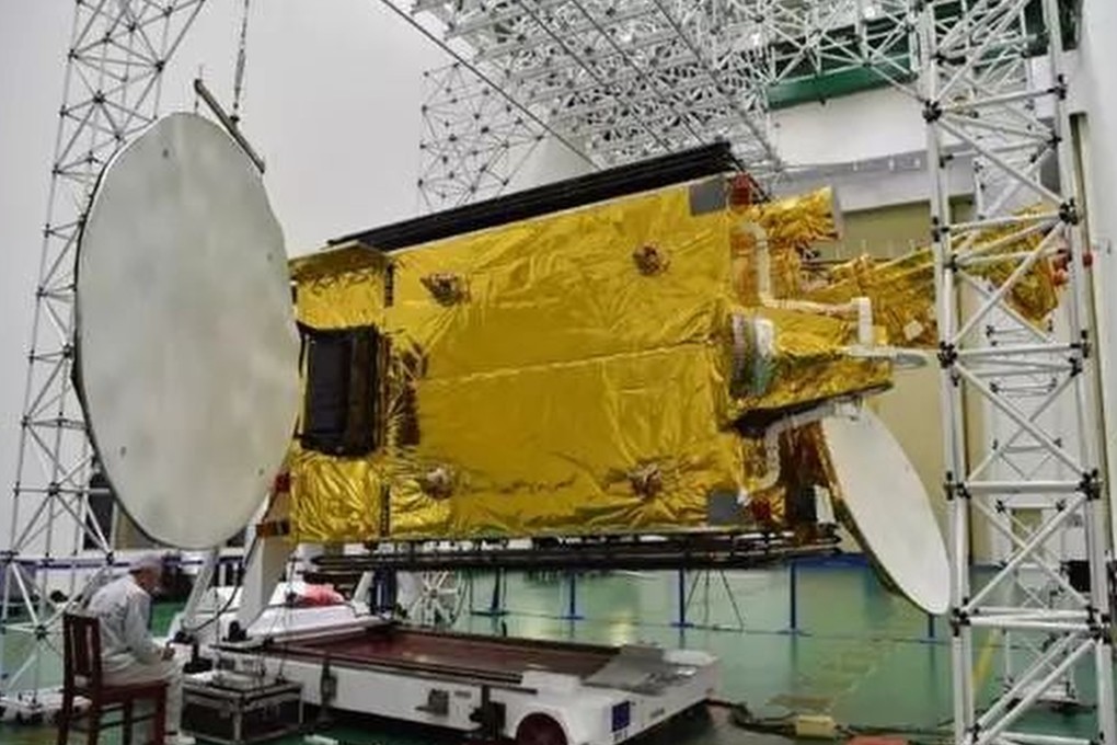 The communications satellite ChinaSat 6C, launched in 2019 mainly to transmit television and radio broadcasts, is stable but cannot be repaired. Photo: Weibo