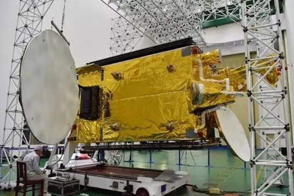 The communications satellite ChinaSat 6C, launched in 2019 mainly to transmit television and radio broadcasts, is stable but cannot be repaired. Photo: Weibo