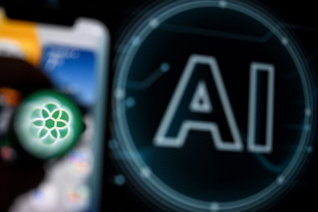 A photo taken on November 23, 2023 shows the logo of OpenAI’s ChatGPT application on a smartphone screen. Photo: AFP/Getty Images/TNS