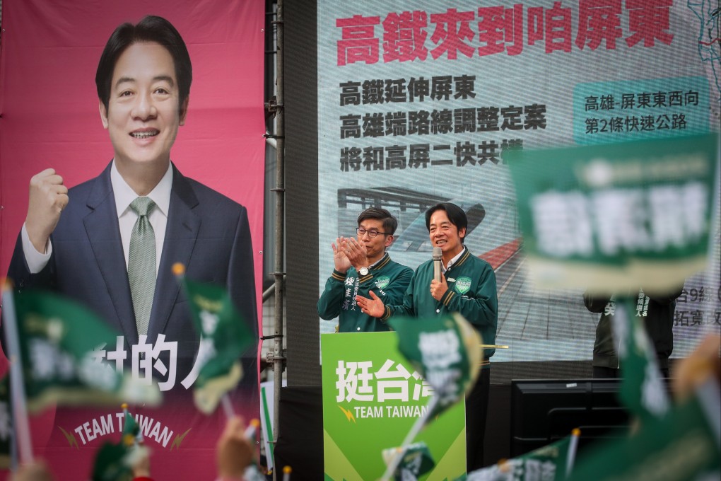 Beijing has accused William Lai’s DPP of hyping up the threat from the mainland. Photo:  EPA-EFE