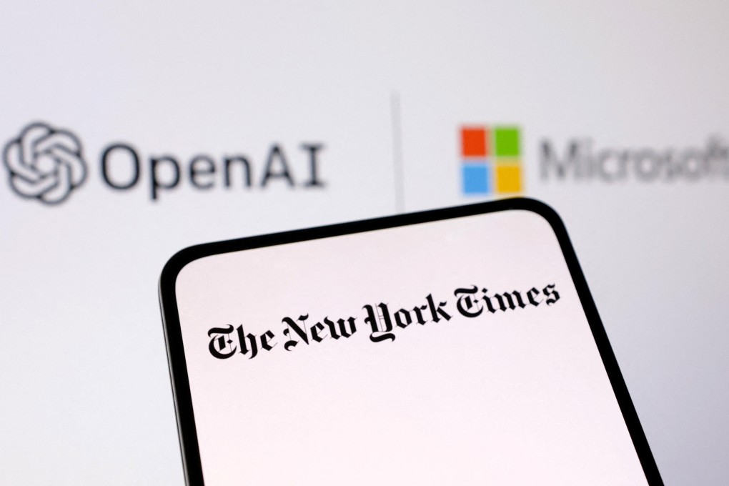 The Times said it is the first major US media organisation to sue OpenAI and Microsoft over copyright issues associated with its works. Photo: Reuters