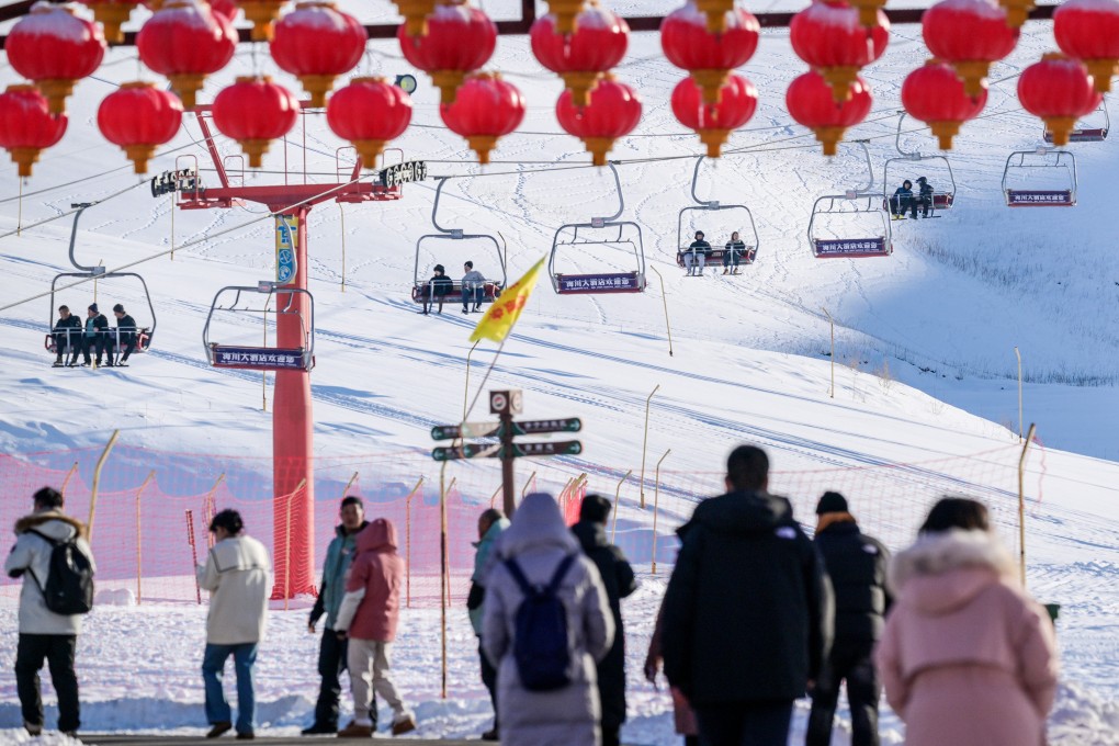 Ski resorts are among the most popular destinations for Chinese travellers over the New Year break. Photo: Xinhua
