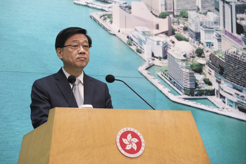 Chief Executive John Lee Ka-chiu and his officials will face many challenges in 2024, including improving the city’s economy, consolidating its status as a finance hub and improving people’s lives. Photo: SCMP / Sun Yeung