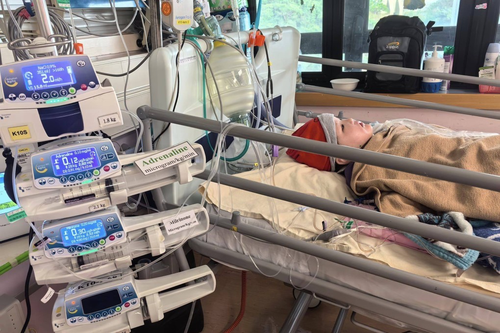 Chau Tin-yu lies in a hospital bed. Her family says that her situation “did not look positive” and she may not survive. Photo: Handout