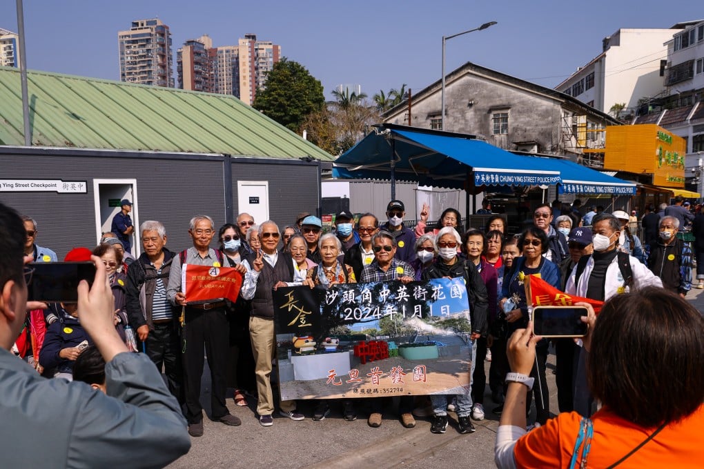 Tourists celebrate New Year’s Day with a visit to Sha Tau Kok. The town was closed off to most outsiders since the 1950s as part of colonial government efforts to combat illegal immigration, smuggling and spies. Photo: May Tse