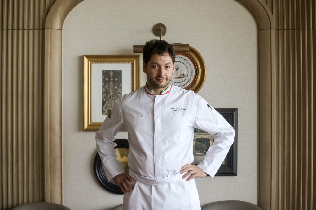 Marco Antonio Li Voti, chef de cuisine at Sabatini’s in IFC Mall. The chef, who makes up for his lack of traditional Italian cooking experience with passion and creativity, will help make the offshoot ‘a little bit different’ to the 31-year-old original. Photo: Jonathan Wong