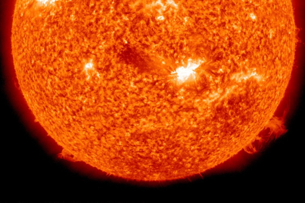 A network of observatories across China will be used to monitor the effects of flares from the sun as they travel through solar-terrestrial space to Earth’s atmosphere. Photo: Nasa
