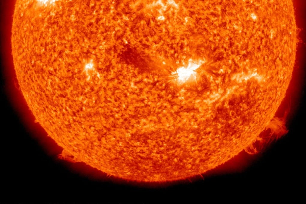 A network of observatories across China will be used to monitor the effects of flares from the sun as they travel through solar-terrestrial space to Earth’s atmosphere. Photo: Nasa