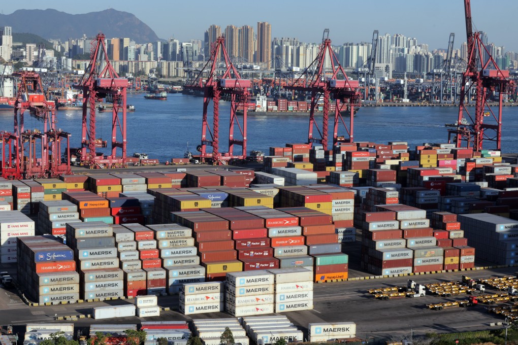 The 58-year-old worker died after fainting in the cabin of a crane situated six metres above the ground at Kwai Tsing Container Terminals. Photo: Jelly Tse