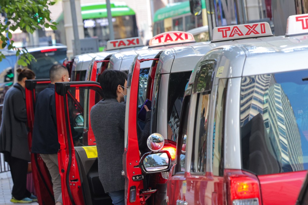 Taxi operators are asking for an increase in the flag fall charge. Photo: Jelly Tse
