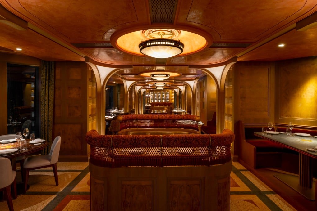 The interior of Carna by Dario Cecchini, a Tuscan-style restaurant from the eponymous celebrity butcher from Panzano, Italy at the Mondrian Hong Kong hotel. It is one of 11 of the best new restaurants and bars in Hong Kong to try in January 2024. Photo: Mondrian Hong Kong